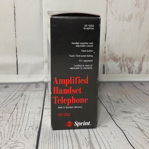 Sprint RadioShack Amplified Handset Telephone 43-5202 Graphite - Picture 11 of 11